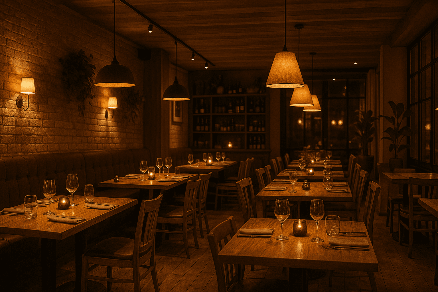 Interiorul restaurantului Savoare